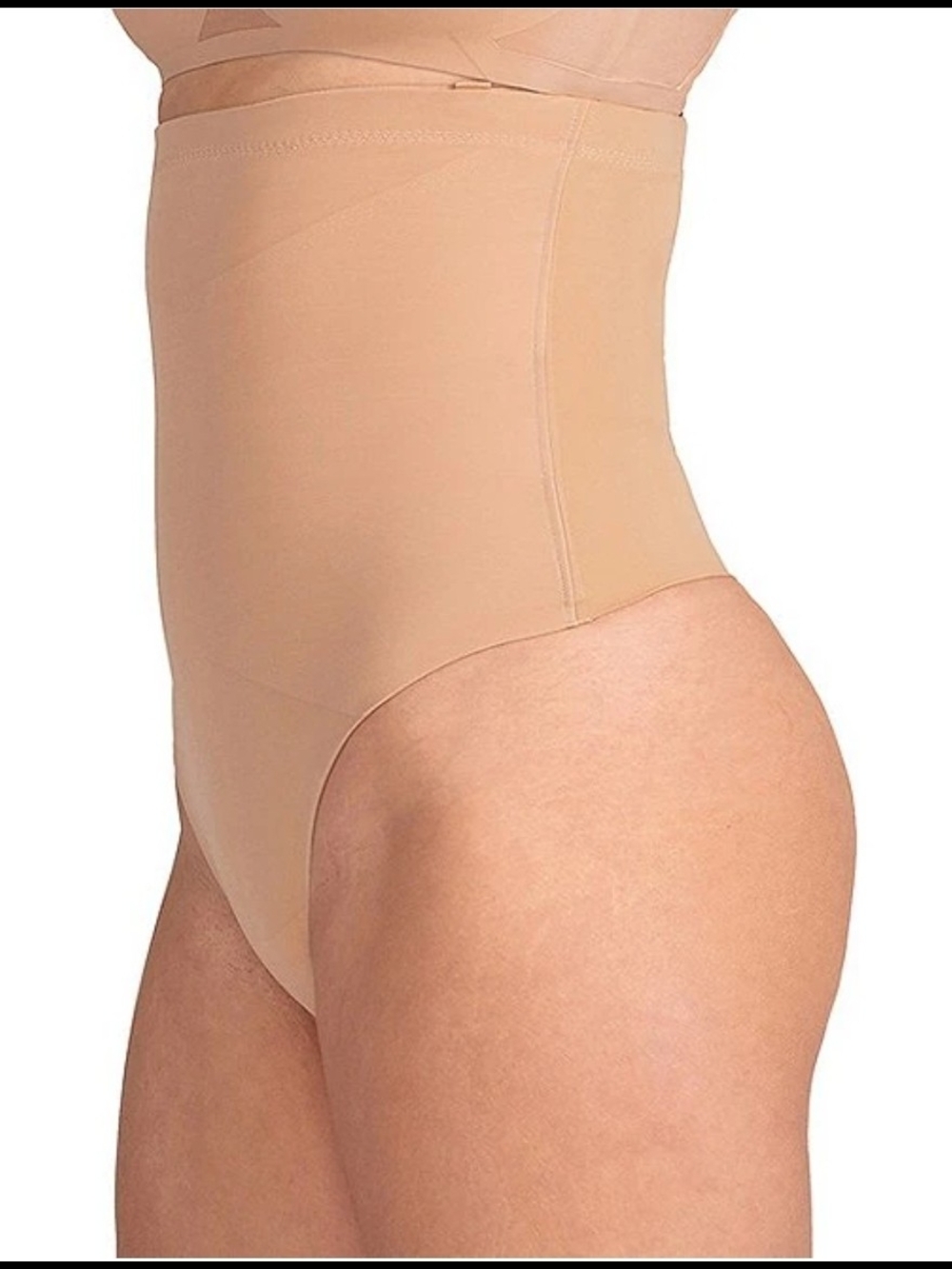 Honeylove Nude Beige High-Waist Shapewear Thong NWT